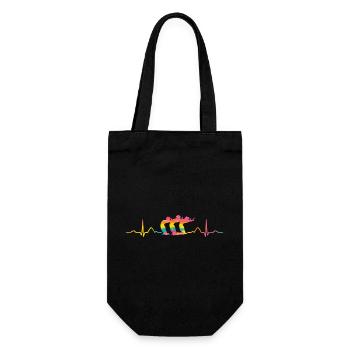 Synchronschwimmen Team Artistic Swim - Geschenkbeutel für Flaschen - Schwarz - Vorne