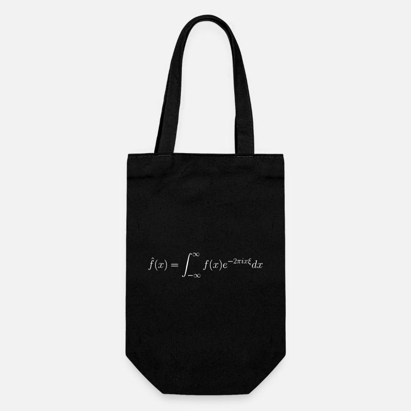 Fourier Transformation - Geschenkbeutel für Flaschen - Schwarz