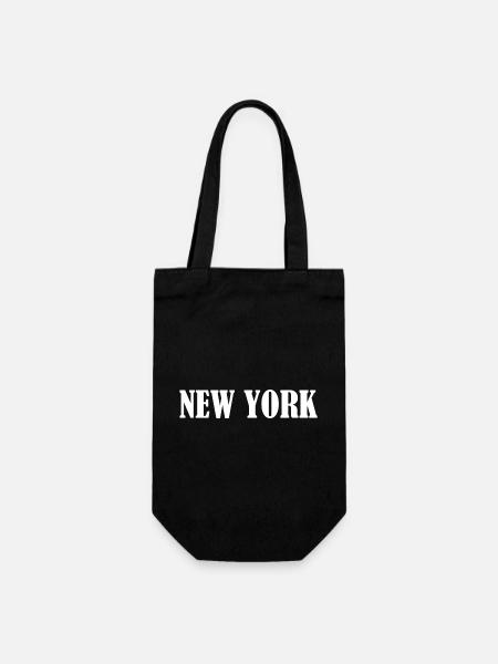 NEW YORK - Gift Bag for Bottles - black