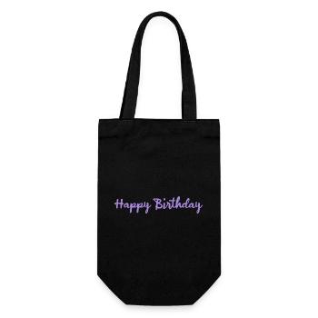 HAPPY BIRTHDAY - Sac à bouteille - noir - Devant