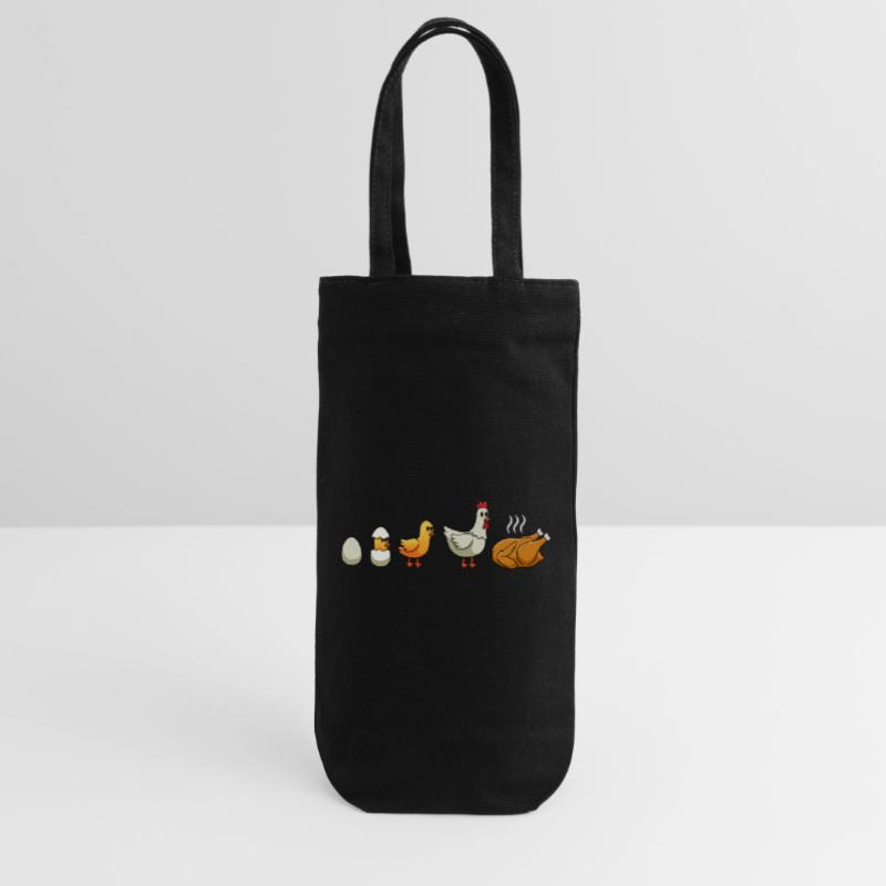 Chickens Evolution Chicken Chicken Keeper Chickens Gift Bag for Bottles