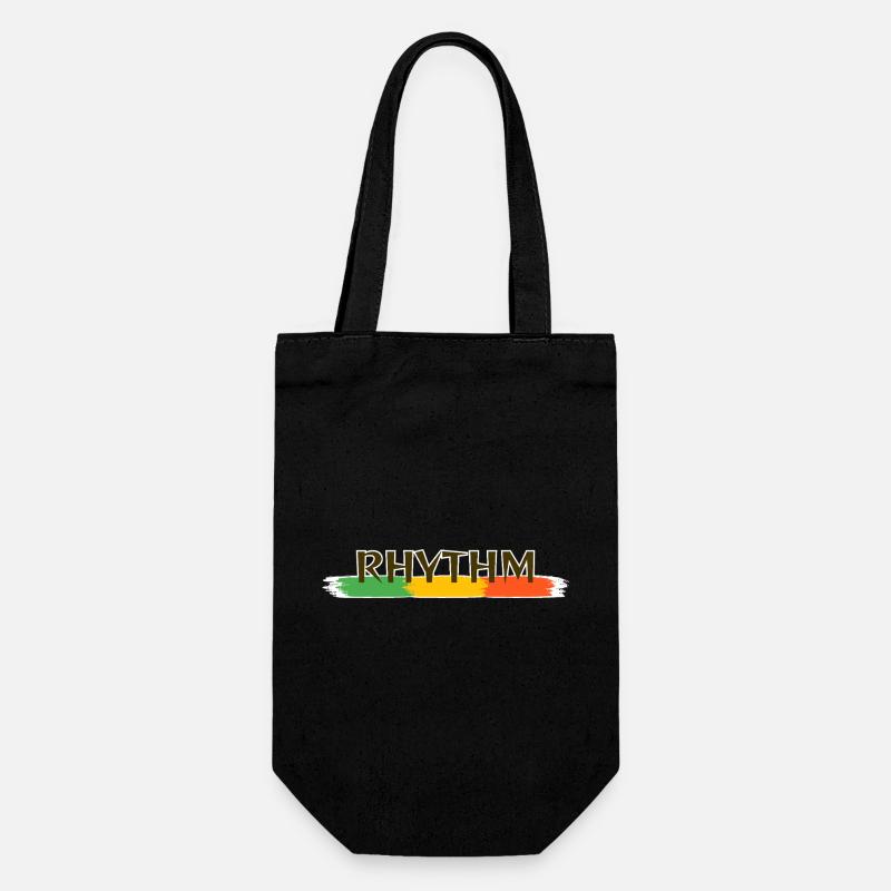 Rythme reggae - Sac à bouteille - noir