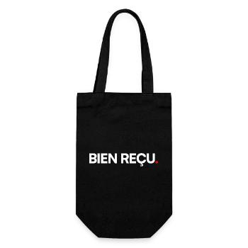 Bien reçu - Sac à bouteille - noir - Devant