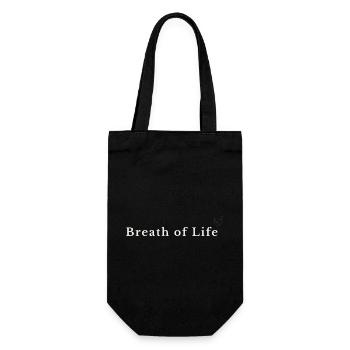 Design chrétien Breath of Life – Gen 2:7 - Sac à bouteille - noir - Devant