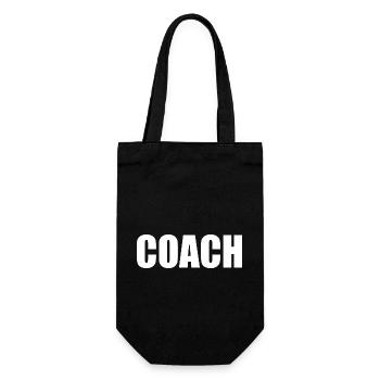 Coach on the back - Gift Bag for Bottles - black - Front