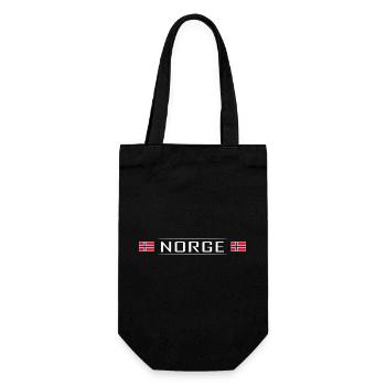 Norway Flag Norway Scandinavia - Gift Bag for Bottles - black - Front