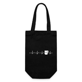 Minimal Arkansas State Heart Design - Gift Bag for Bottles - black - Front