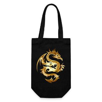 kite - Gift Bag for Bottles - black - Front