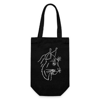 lynx - Gift Bag for Bottles - black - Front