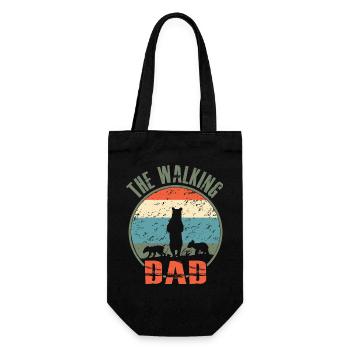 Le père de La Walking - Sac à bouteille - noir - Devant