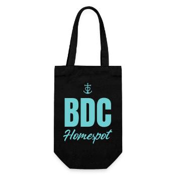 BDC - Brafougne de Camargue - Kite Homespot - Geschenkbeutel für Flaschen - Schwarz - Vorne