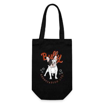 Bully Association - For Bulldog Fans - Gift Bag for Bottles - black - Front