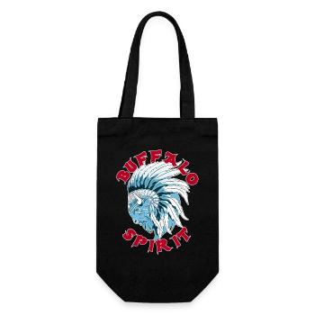 Buffalo Spirit | Tête De Bison - Sac à bouteille - noir - Devant