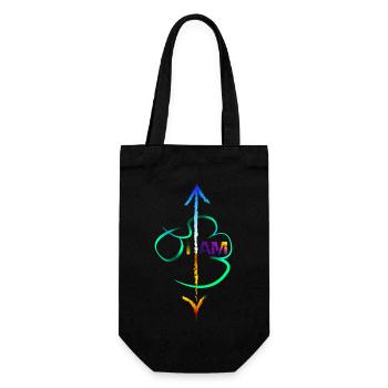 I AM - Sac à bouteille - noir - Devant