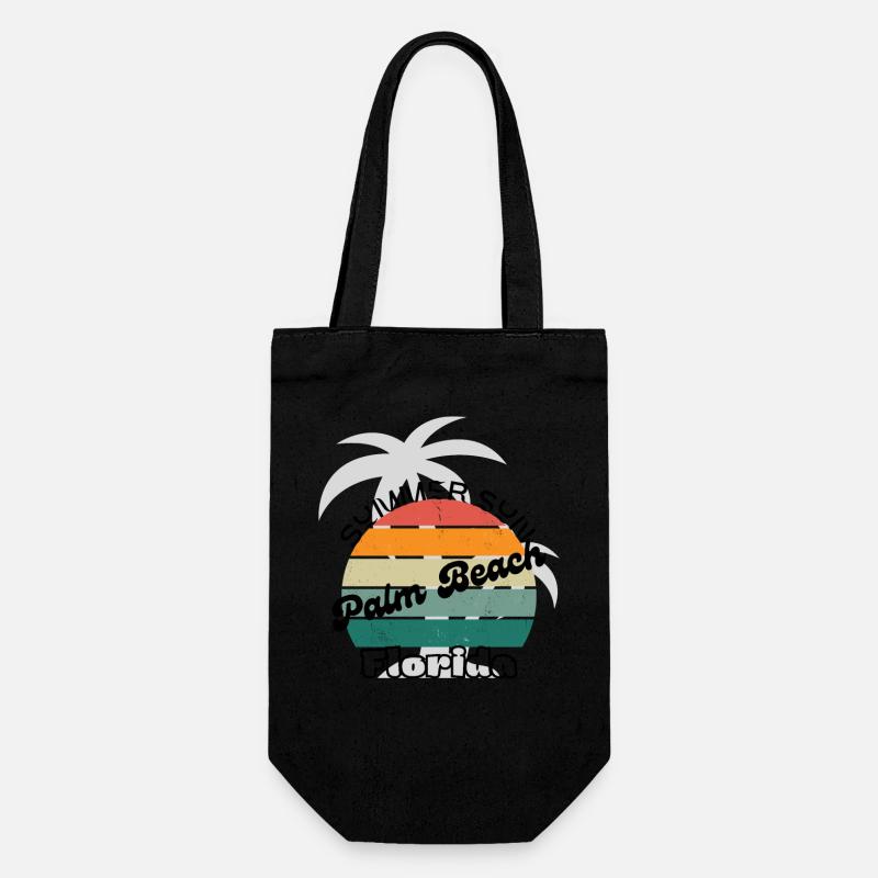 Palm Beach Floride - Sac à bouteille - noir