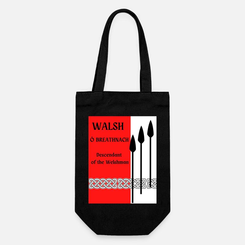 Nom de famille Walsh - Sac à bouteille - noir
