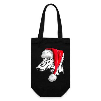 Santa GALGO ESPANOL Chiens de Noël Wilsigns - Sac à bouteille - noir - Devant