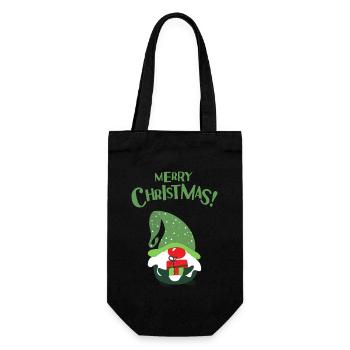 T-shirt de Noël pour de belles fêtes en famille. - Sac à bouteille - noir - Devant