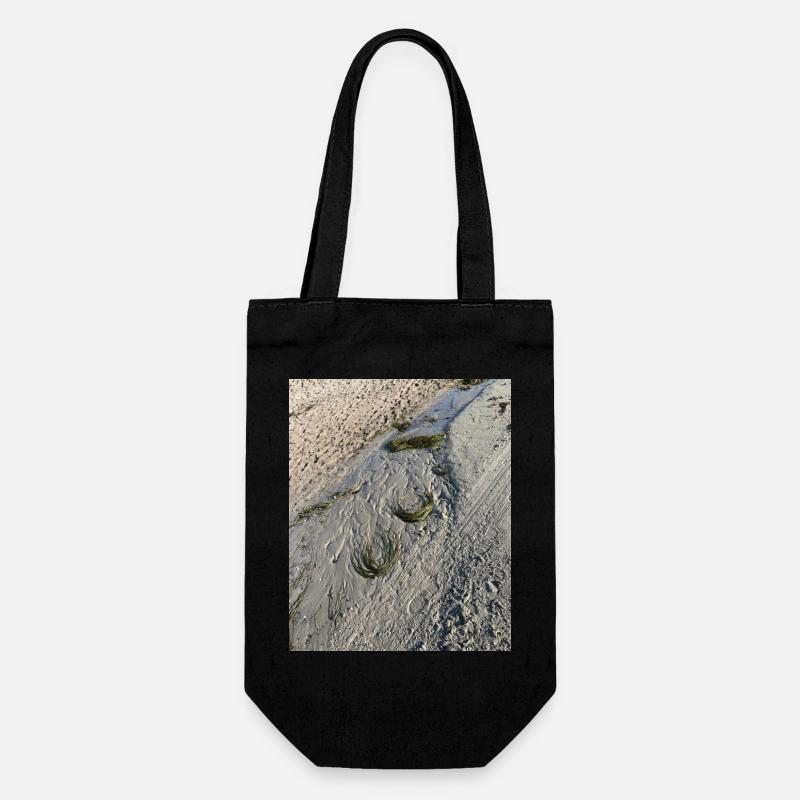 Nature algae - Gift Bag for Bottles - black