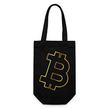Bitcoin Trading Crypto Aktien - Geschenkbeutel für Flaschen - Schwarz - Vorne