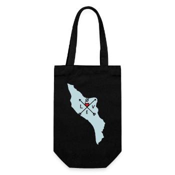 Il d'oléron love all directions - Gift Bag for Bottles - black - Front