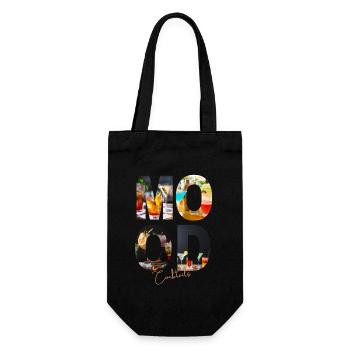 Cocktails Mood - Geschenkbeutel für Flaschen - Schwarz - Vorne