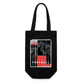 Joueur de football américain Vintage Retro USA Sport - Sac à bouteille - noir - Devant