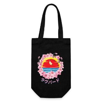 Kranich_Sunrise - Gift Bag for Bottles - black - Front