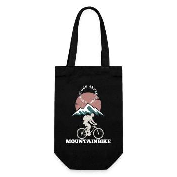 Mountain Bike Adventure Expedition Bike Tour - Gift Bag for Bottles - black - Front