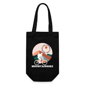 Mountain Bike Adventure Expedition - Gift Bag for Bottles - black - Front