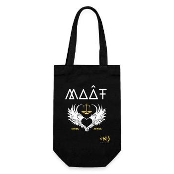 KAMA ÂME MAÂT Coeur Ailé blanc blanc - Sac à bouteille - noir - Devant