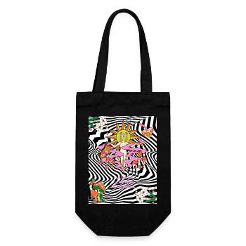 Trip psychédélique - Sac à bouteille - noir - Devant