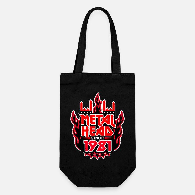 MÉTALLEUX depuis 1981 - Sac à bouteille - noir