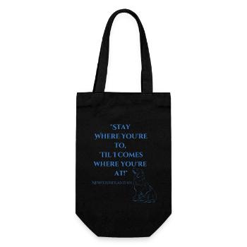 Reste où ton Jusqu’à ce que je vienne où tu viens! - Sac à bouteille - noir - Devant