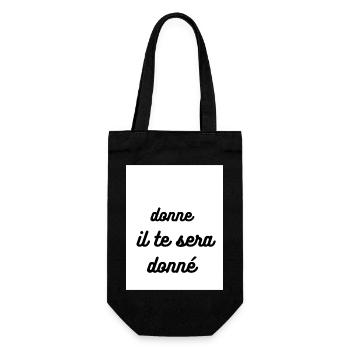 Attitude positif - Sac à bouteille - noir - Devant