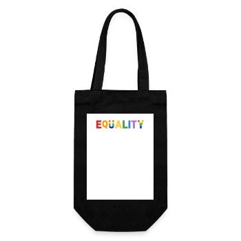 Equality - Geschenkbeutel für Flaschen - Schwarz - Vorne