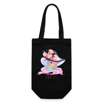 Virgo - Gift Bag for Bottles - black - Front