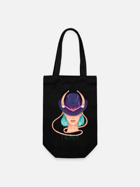 Taukus - Gift Bag for Bottles - black