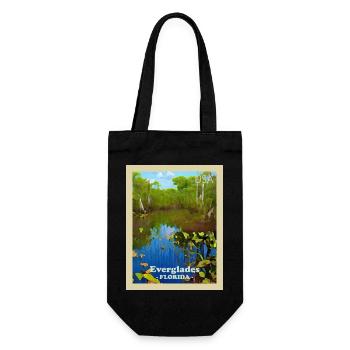 Everglades National Park - Gift Bag for Bottles - black - Front