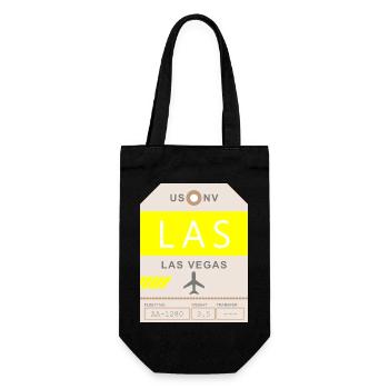 Las Vegas Airport 1950 - Gift Bag for Bottles - black - Front
