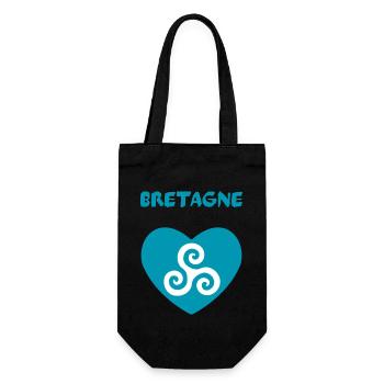 Bretagne Triskèle 1 - Sac à bouteille - noir - Devant