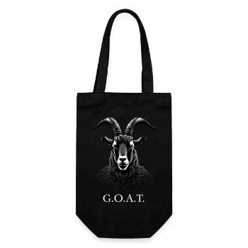 G.O.A.T. GOAT - Gift Bag for Bottles - black - Front
