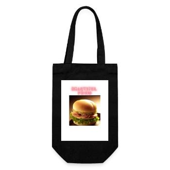 Beautiful food - Gift Bag for Bottles - black - Front