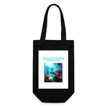 Tortues de rêve - Sac à bouteille - noir - Devant