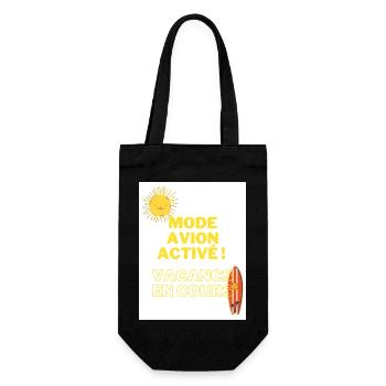 T Shirt Vacance - Sac à bouteille - noir - Devant
