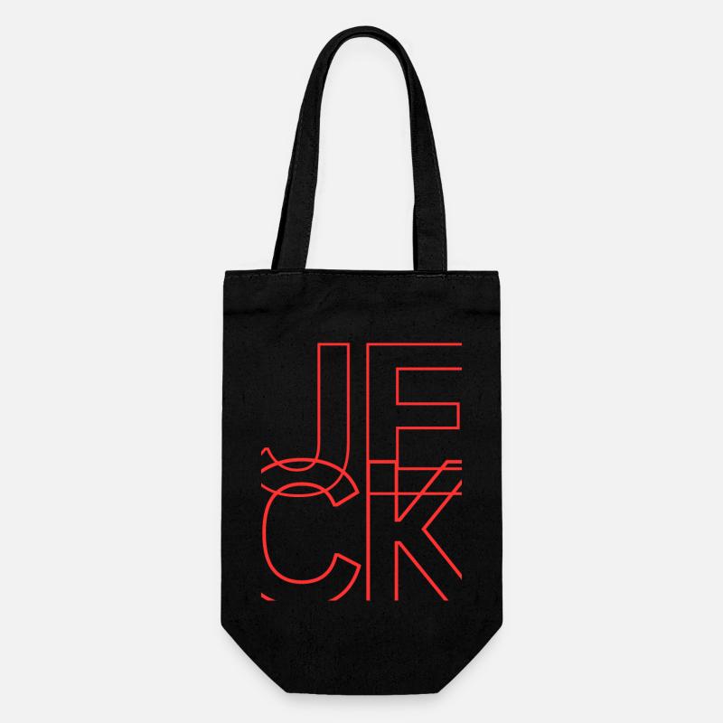Jeck 1 - Geschenkbeutel für Flaschen - Schwarz