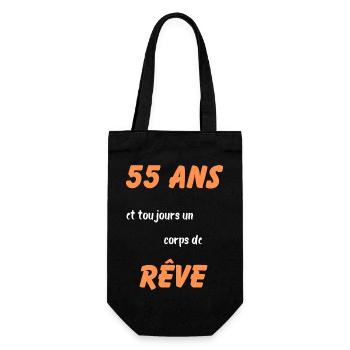 55 ans et toujours un corps de rêve - Sac à bouteille - noir - Devant