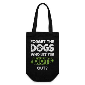 sarcasm colleague irony friend - Gift Bag for Bottles - black - Front