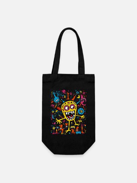 Zombie Zest: Dance of the Undead - Gift Bag for Bottles - black