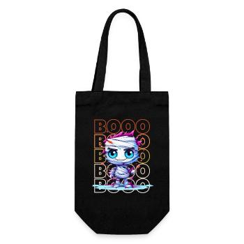 Chibi Wrap & Booo! Maman mignonne Tee ! - Sac à bouteille - noir - Devant